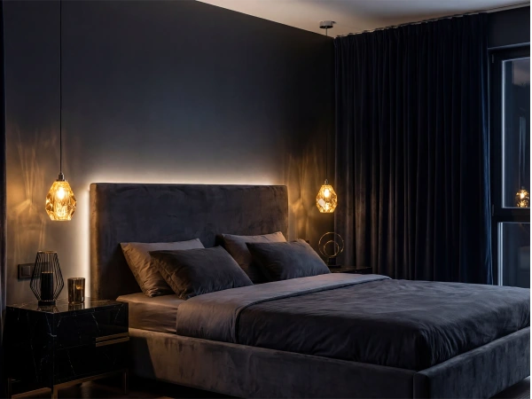 DIAMOR AMBER lampada a sospensione in cristallo - V30052 1