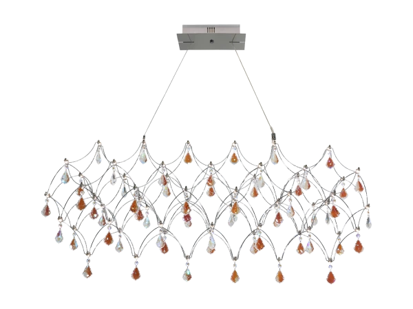 Lampadario a sospensione in cristallo JOYA 900 - V40013S 2