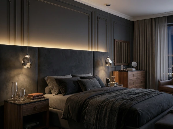 DIAMOR SMOKE lampada a sospensione in cristallo - V30053 3