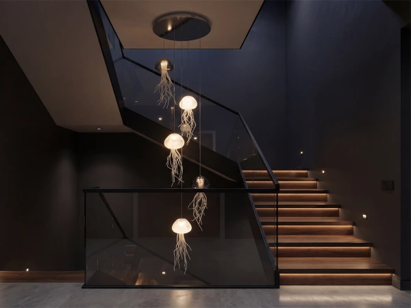 MEDUSA Lampadario a sospensione in cristallo - V30061 1