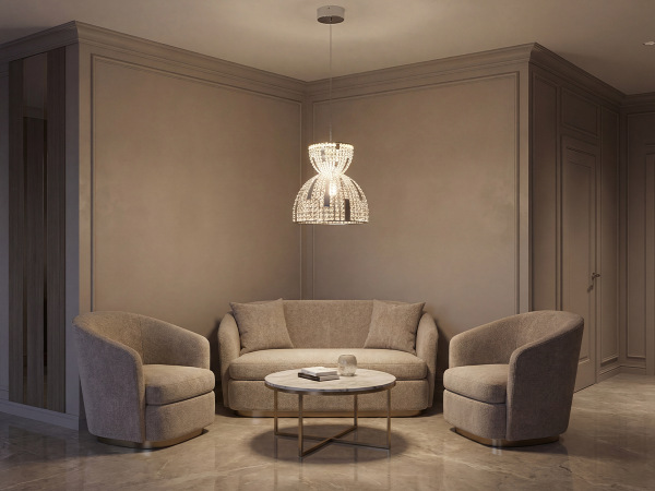 KATRIA lampada a sospensione in cristallo 350 - V30043 3