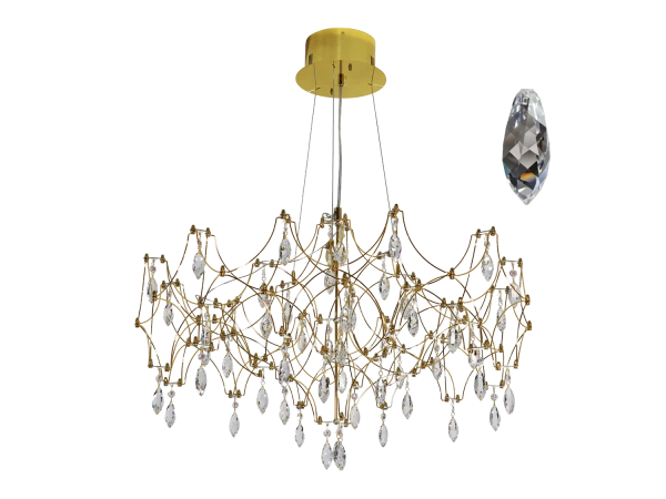 Lampadario a sospensione in cristallo JOYA 730 - V40046S