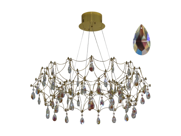 Lampadario a sospensione in cristallo JOYA 750 - V40061