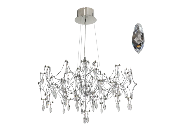 Lampadario a sospensione in cristallo JOYA 730 - V40036S