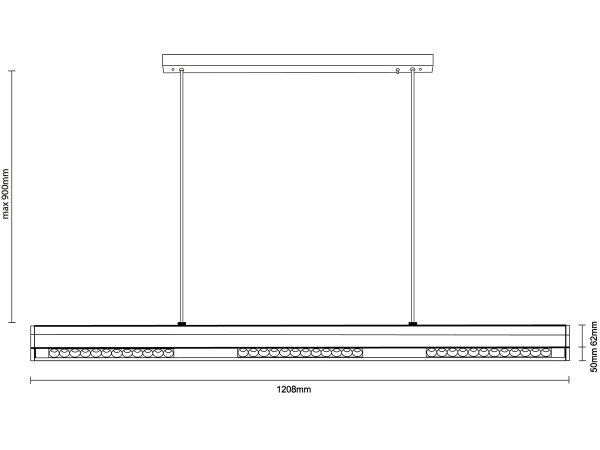 LINIA apparecchio a sospensione 1200 - 10002 6
