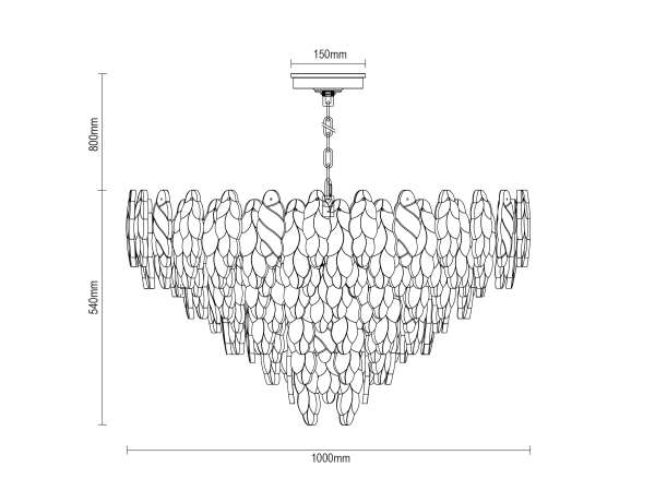 CHOREO lampadario a sospensione 1000 - V20117 11