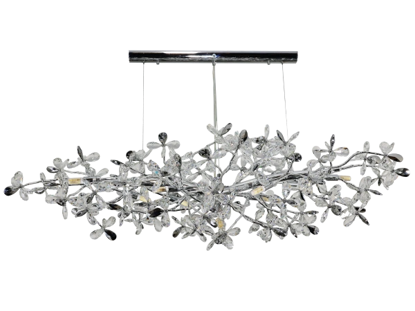 CATALEYA lampadario a sospensione in cristallo 1200x500 - V20021