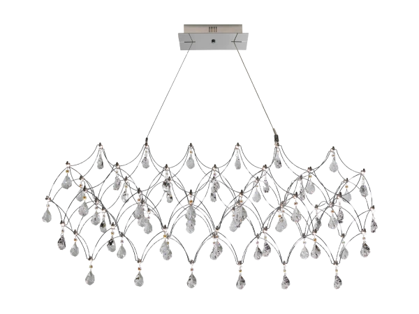 Lampadario a sospensione in cristallo JOYA 900 - V40014S 2