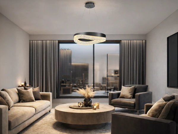 AURORA lampadario a sospensione in cristallo 600 - V30076 2