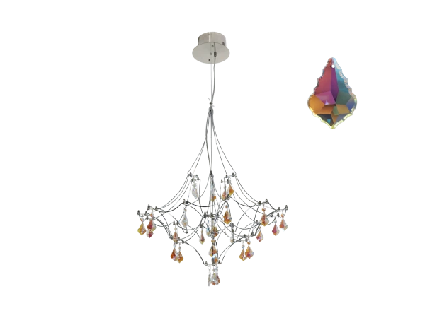 Lampadario a sospensione in cristallo JOYA 600 - V40073