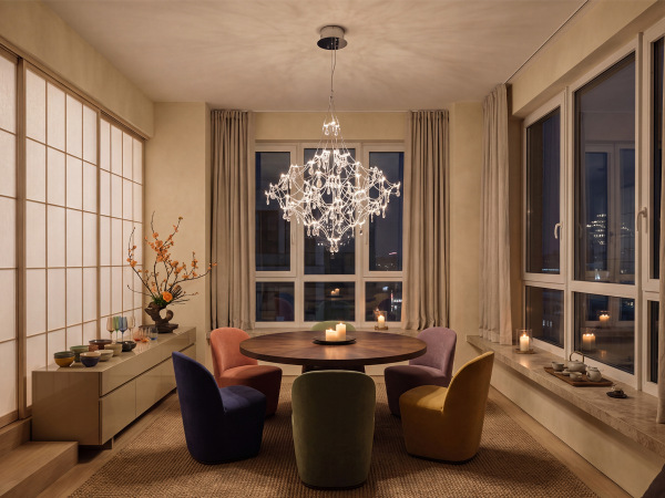 Lampadario a sospensione in cristallo JOYA 870 - V40081S 1