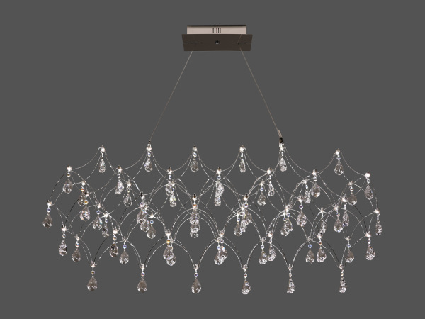 Lampadario a sospensione in cristallo JOYA 900 - V40014S 3