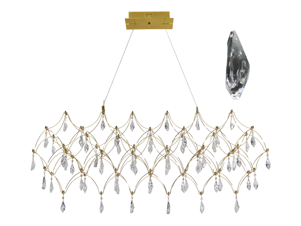 Lampadario a sospensione in cristallo JOYA 900 - V40025S