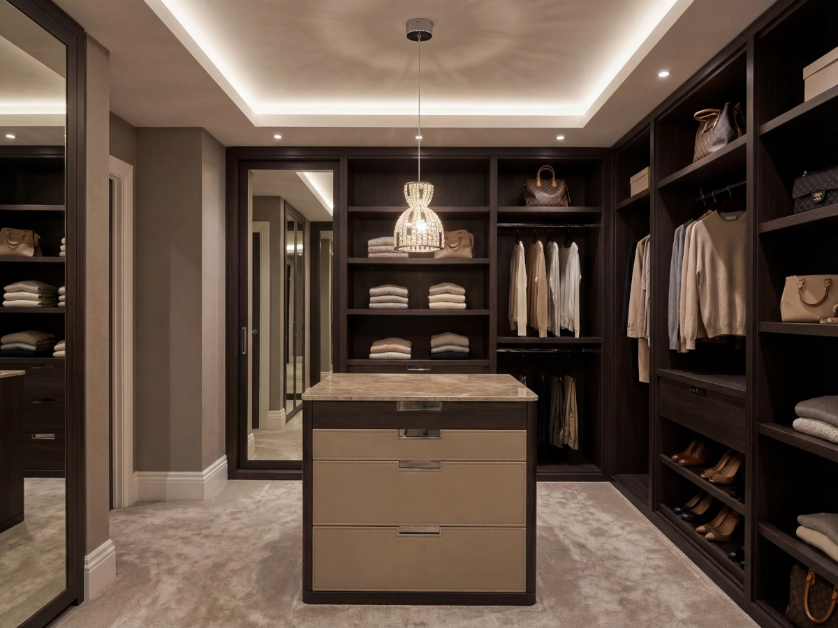 Lampade in cristallo con un delicato effetto luminoso per creare un’atmosfera piacevole nello spazio.